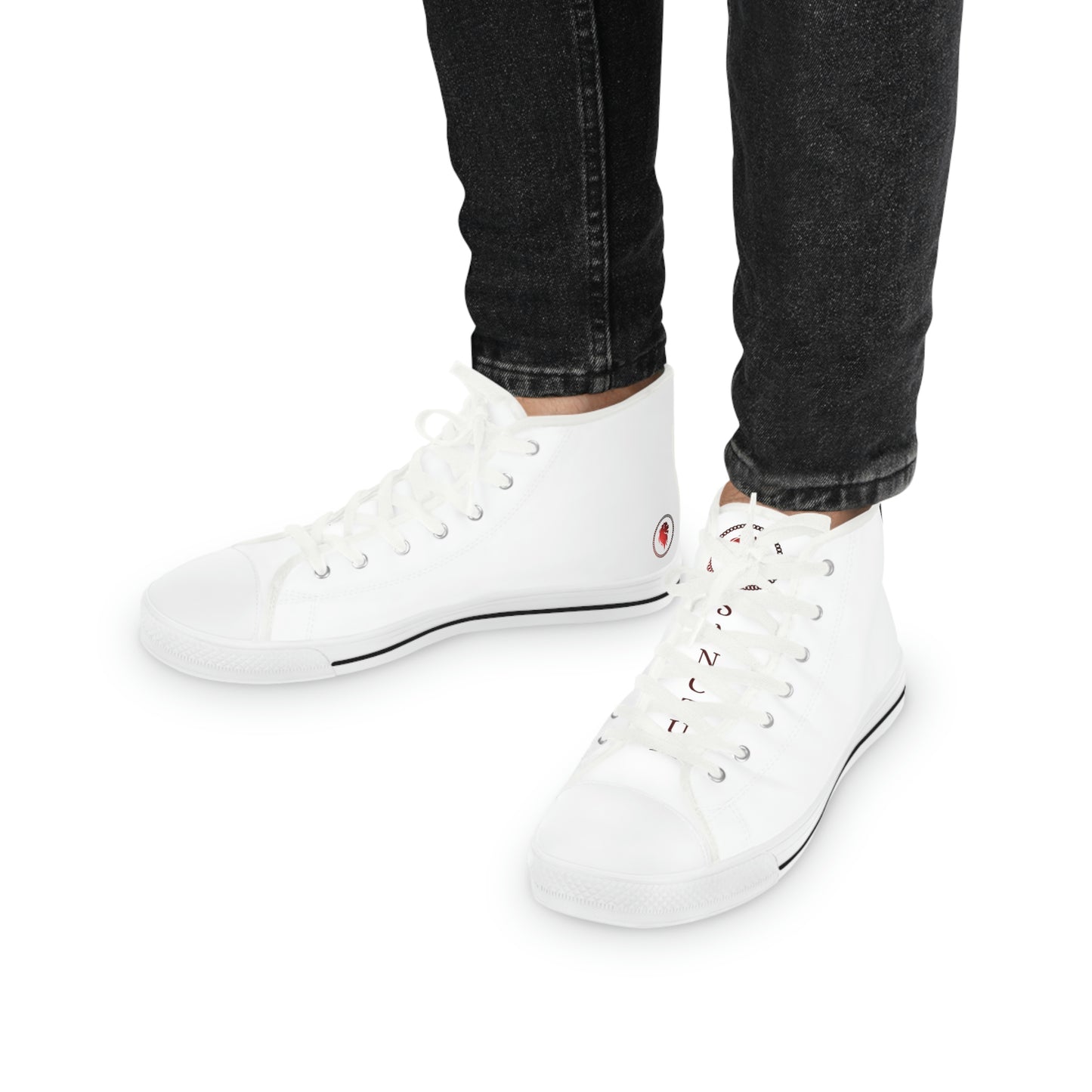 Red/White High Top Sneakers